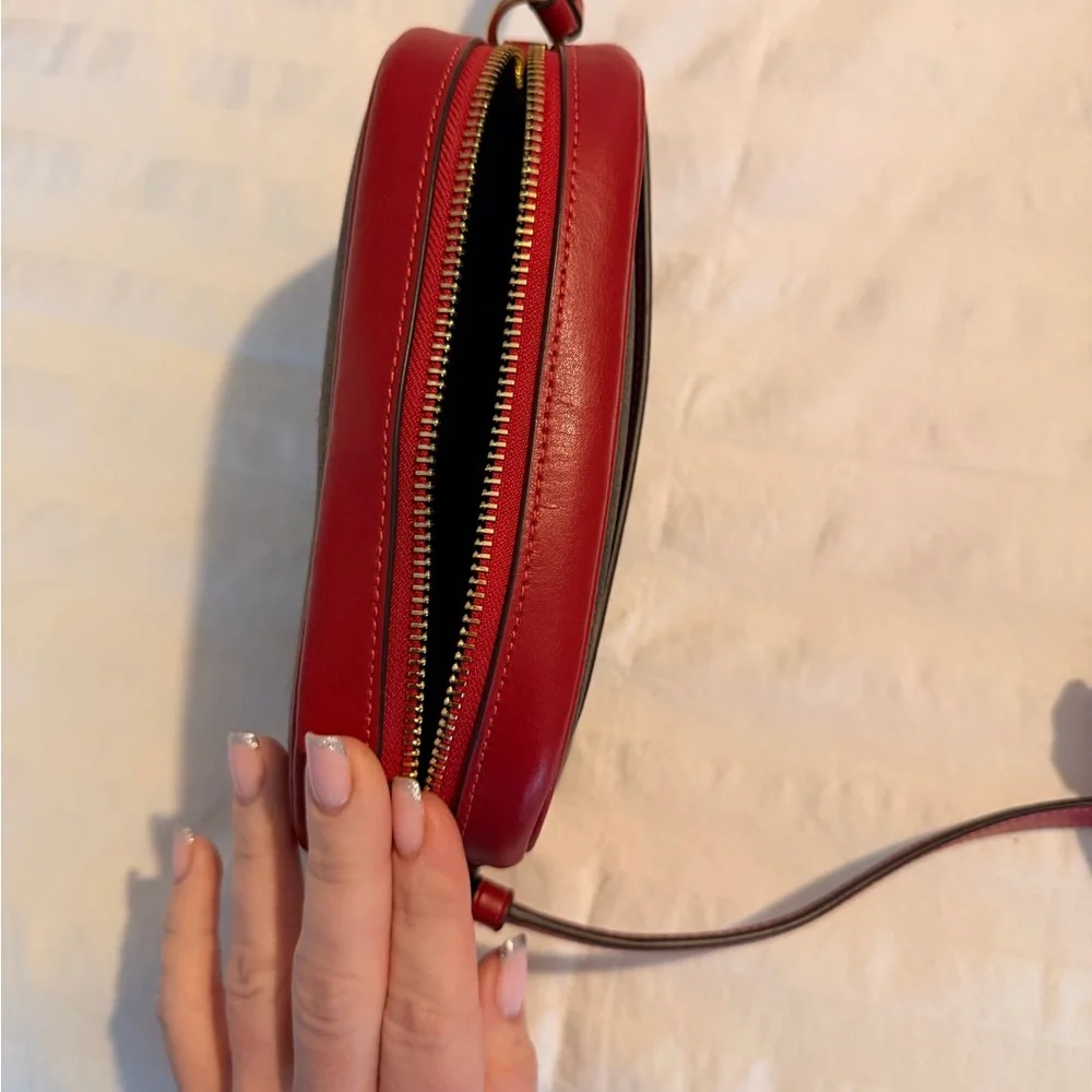 Coach Black and Red Signature Crossbody Bag - Picture 5 of 5